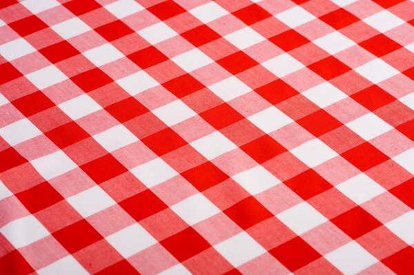 Nappe à Carreaux rouge et blanc
