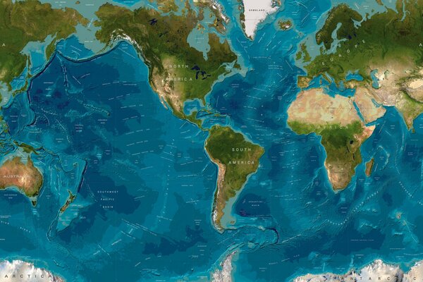 Photo d une partie du continent. pôle Sud