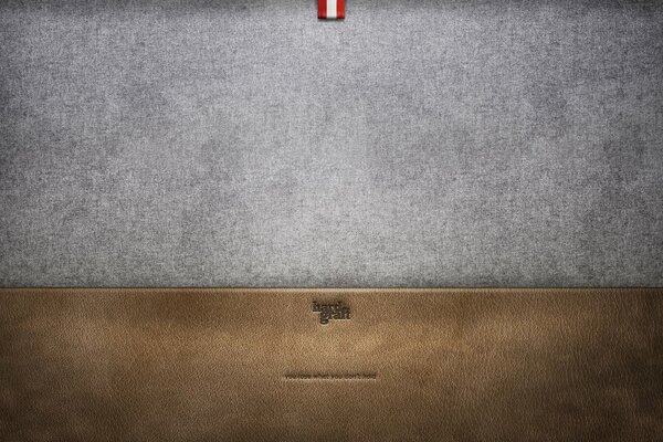 Papier peint en cuir gris brun