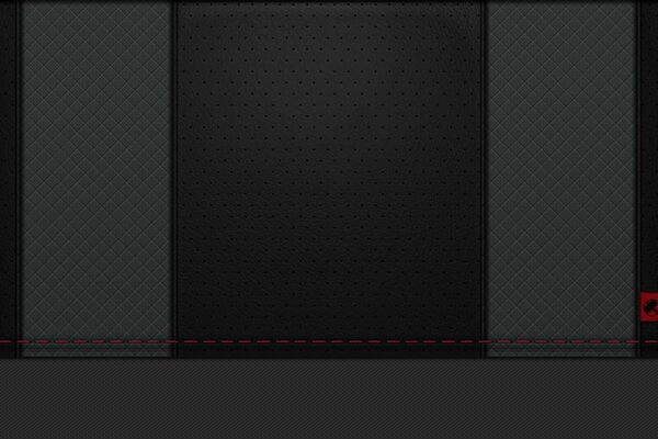 Texture de cuir noir