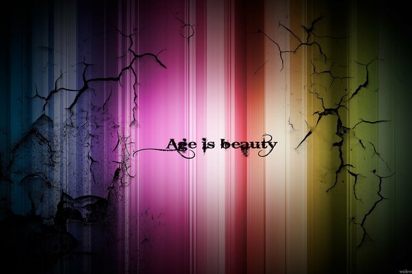 Inscription sur le mur de couleur