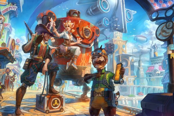 Personnages animés dans l univers des robots