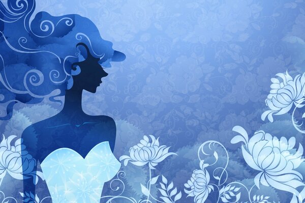 Silhouette de style dans l art numérique