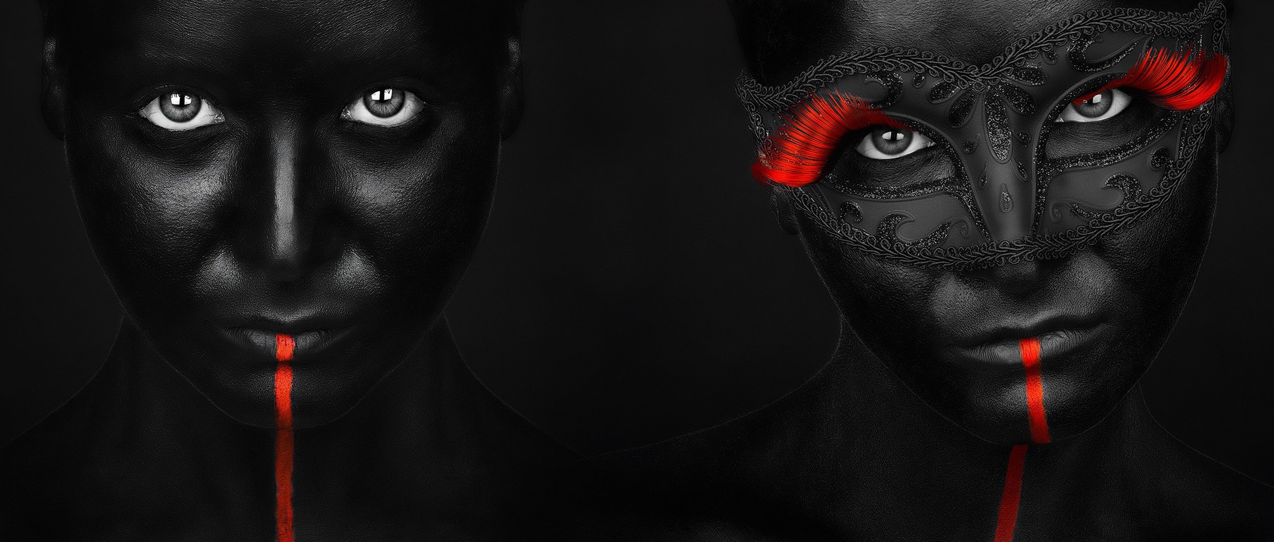 passion sombre petko petkov portrait masque fond