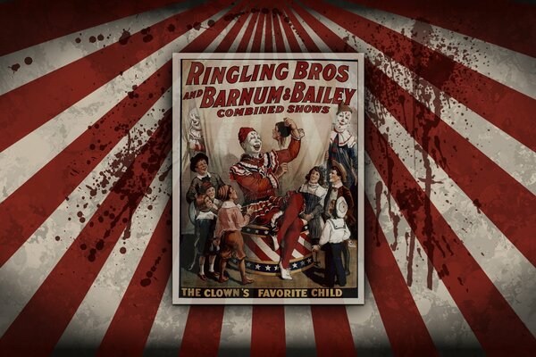 Affiche du nouveau film d horreur avec des clowns