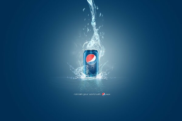 Logo Pepsi spray drink