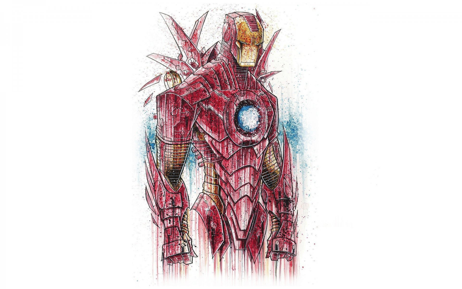 iron man dessin costume armure