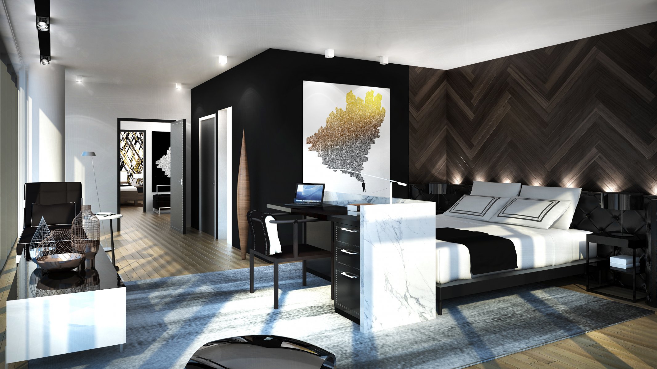 intérieur style design maison villa espace de vie