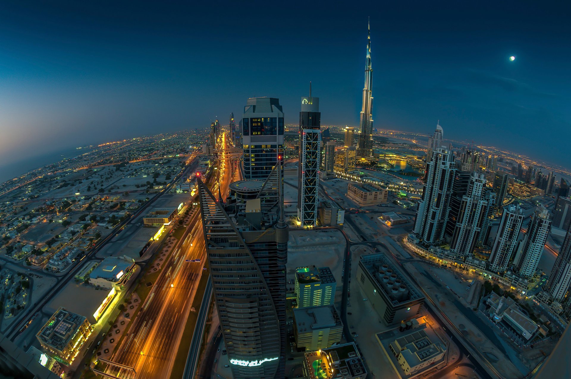 vue d en haut nuit