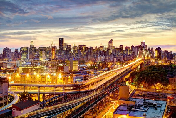 Panorama de New York Manhattan USA