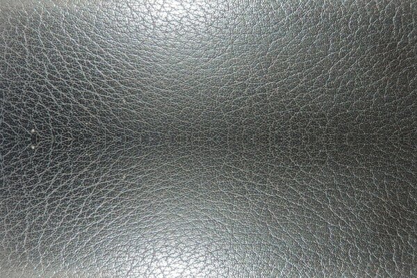 Cuir argenté clair avec texture en relief