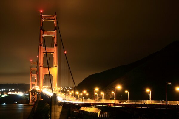 US pont océan nuit