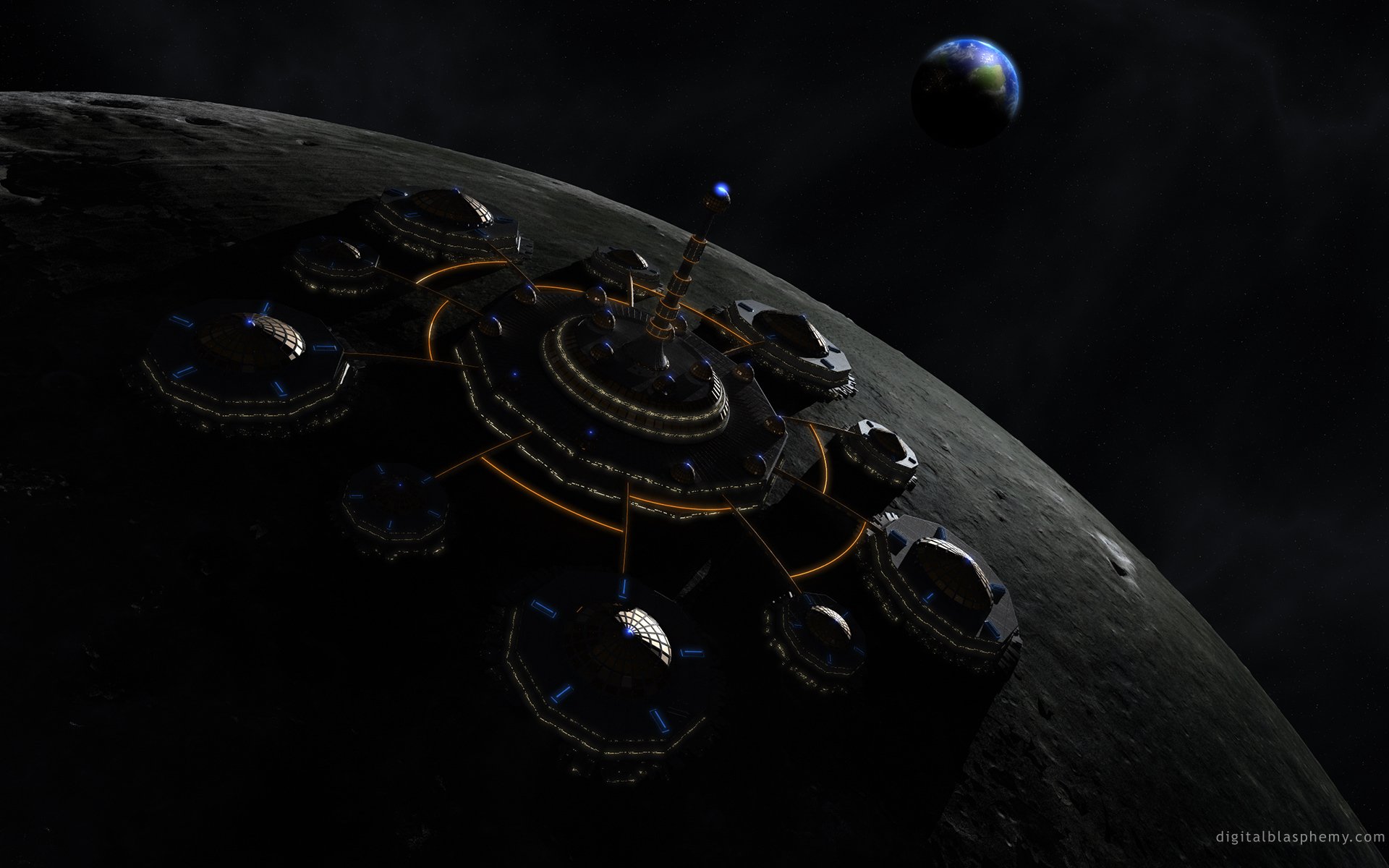 lune terre