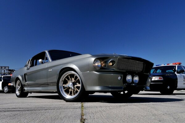 Ford Mustang rétro brouette