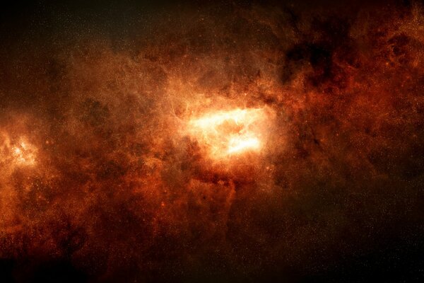 Nébuleuse stellaire dans l espace noir
