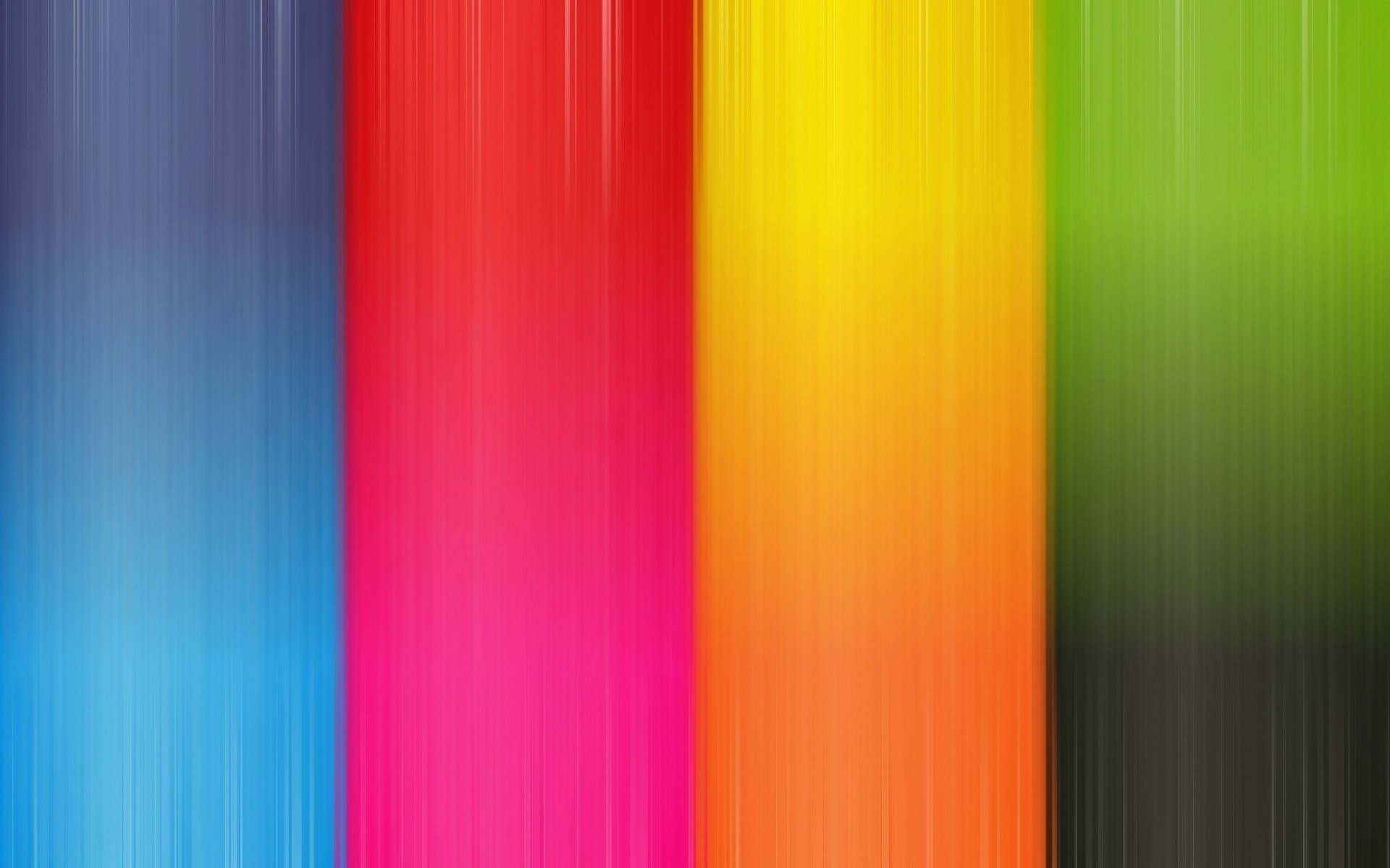 bleu jaune orange violet rouge