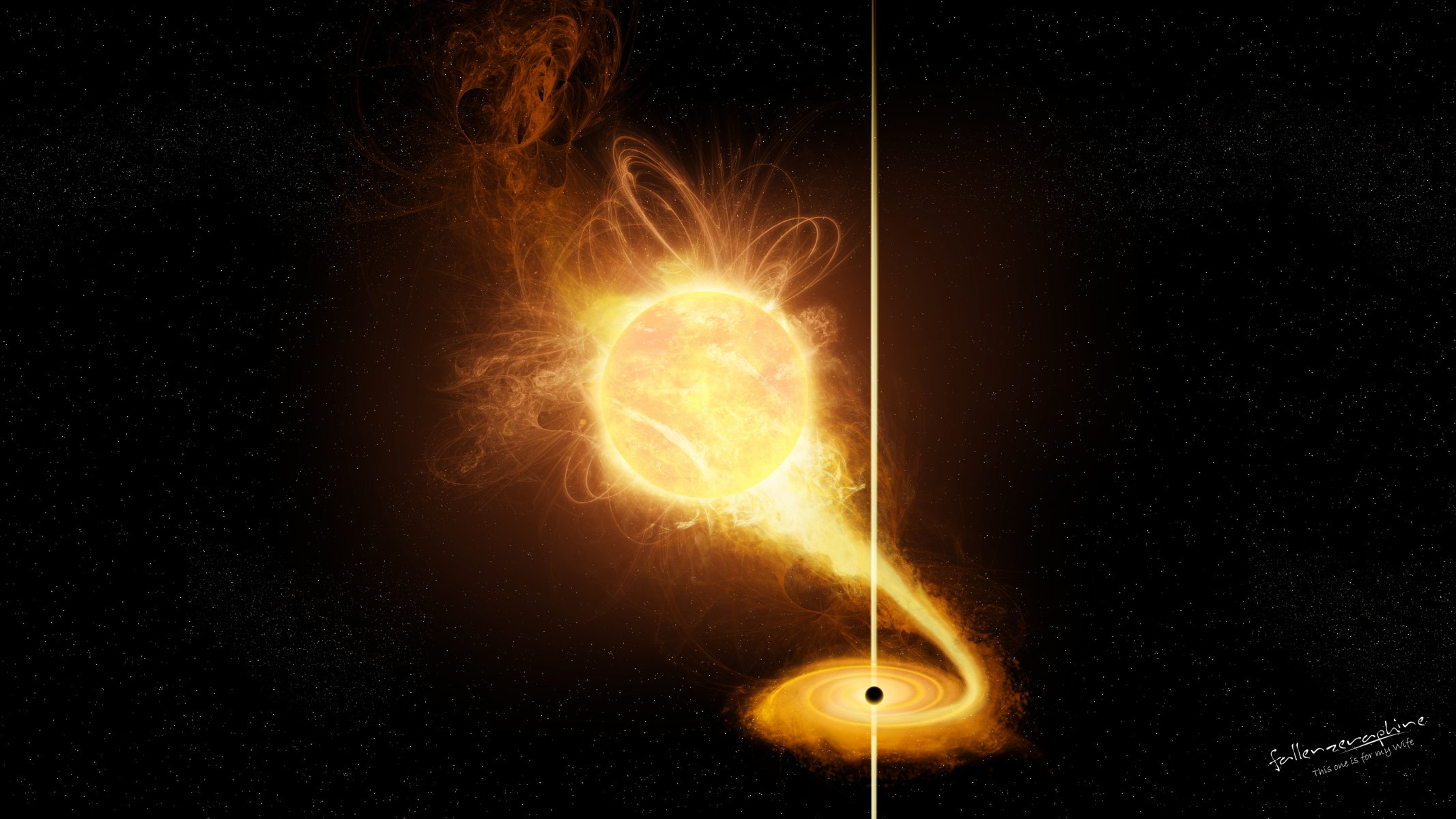 étoile supernova double rayonnement lumière