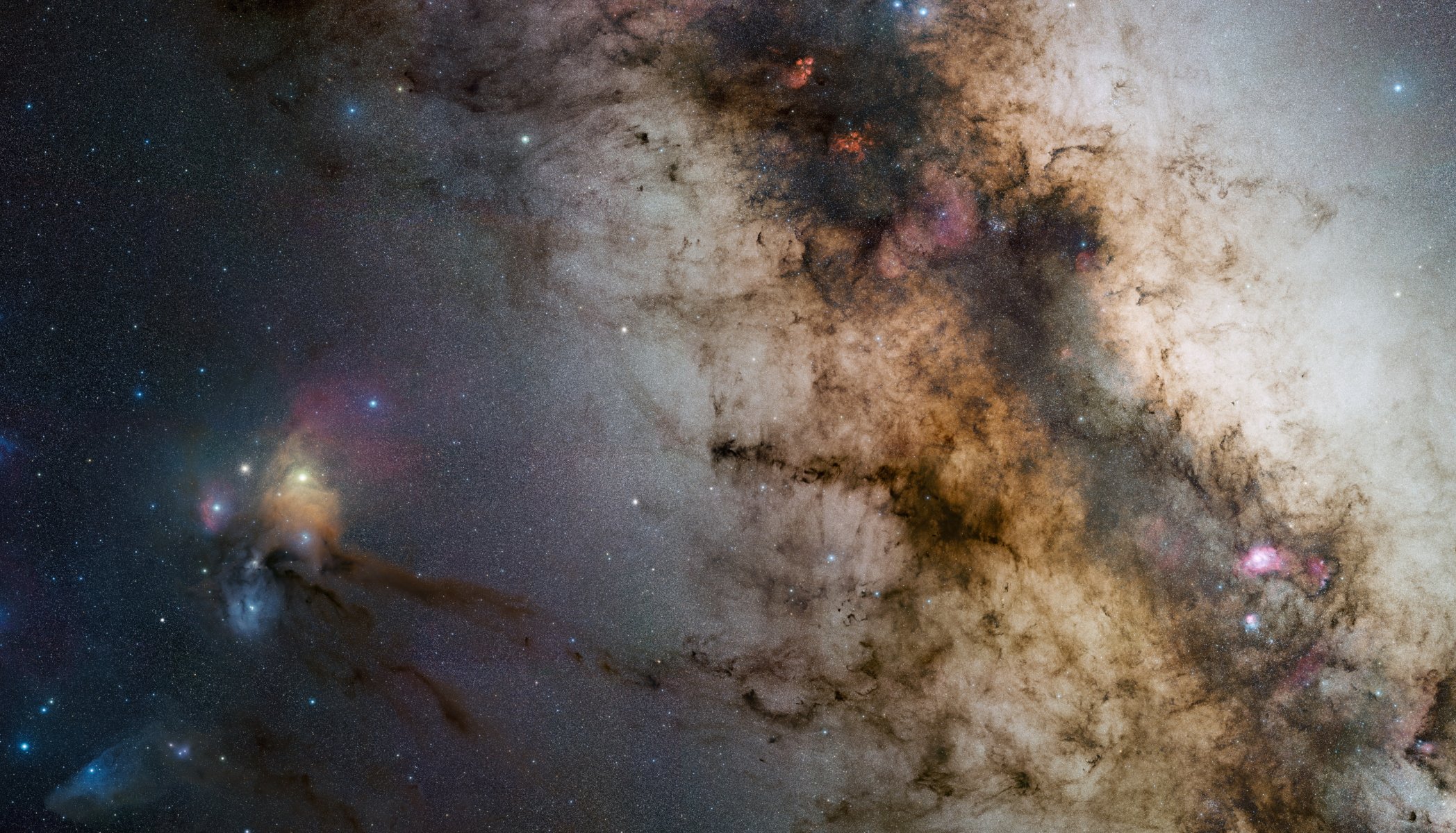 centre galaxie voie lactée étoiles