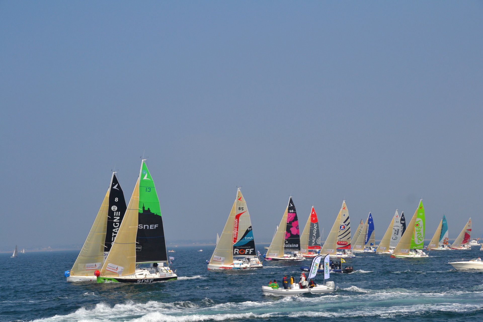 yachts voile régate course ciel mer