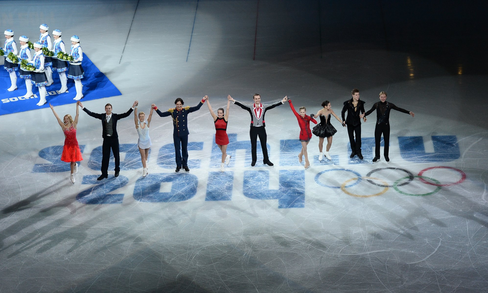 sotchi 2014 xxii jeux olympiques d hiver sotchi 2014 ekaterina bobrova dmitry soloviev tatiana volosozhar maxim trankov ksenia stolbova fiodor klimov julia lipnitskaya elena iliny nikita katsalapov evgeny plushenko champions olympiques victoire russie