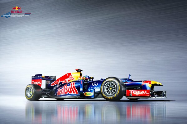 La voiture de Sebastian Vettel en f1