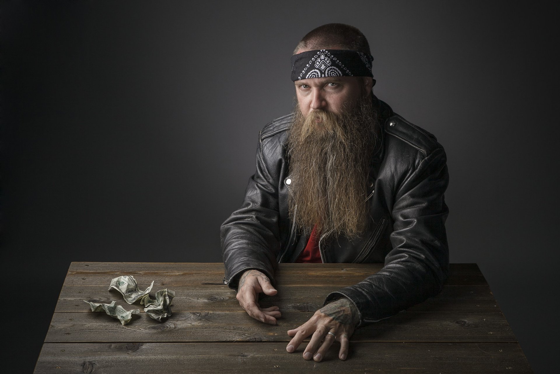 homme barbe portrait