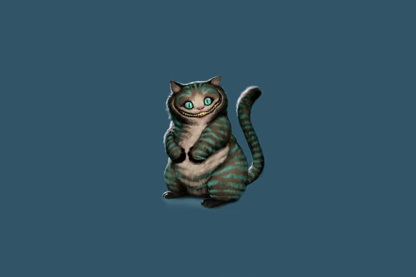 Chat du Cheshire d Alice au pays des merveilles