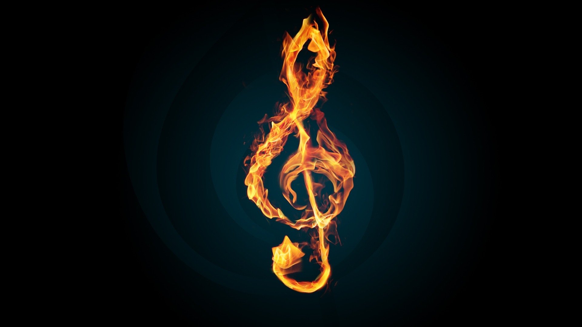 violon clé feu flamme mélodie musique