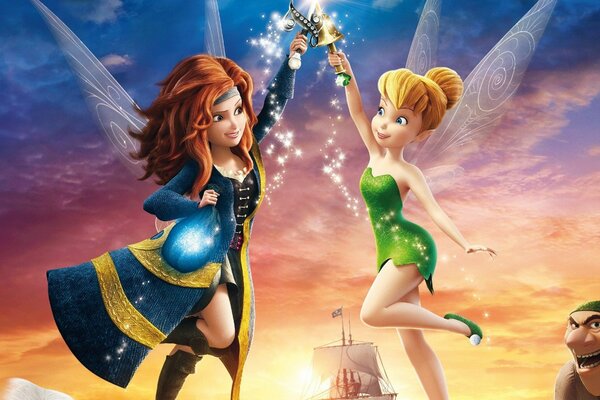 Fées avec des épées Tinker Bell 2014