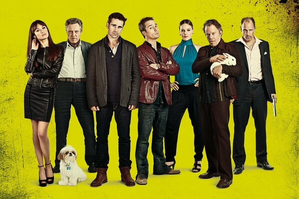 Photo complète des acteurs du film les sept psychopathes