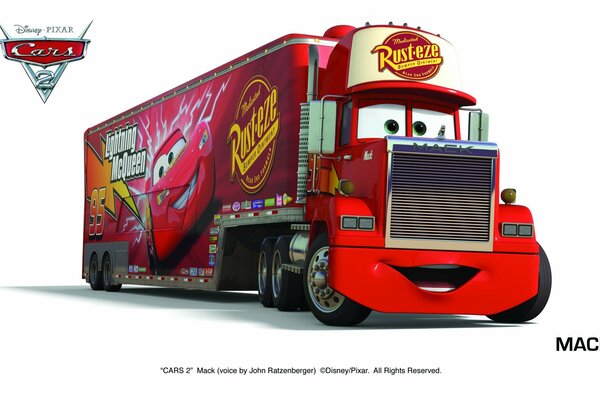 Pavot de dessin animé Cars Studio Pixar