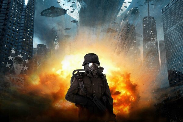 Le soldat a organisé une explosion pour effrayer les OVNIS
