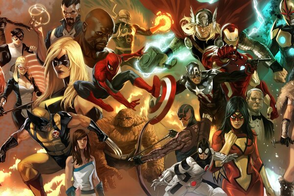 Marvel comics est très aimé par les enfants et les adolescents
