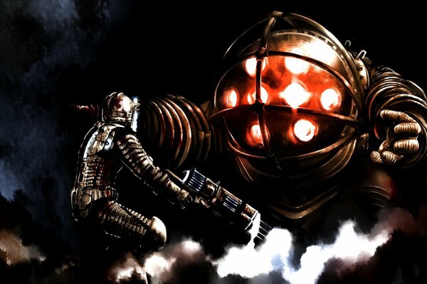 Bataille d Isaac Clarke, art Fight dead space vs bioshock, dignes rivaux