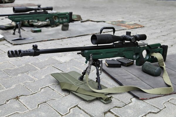 Sniper fusil modèle SV - 98 diamètre 7. 62mm