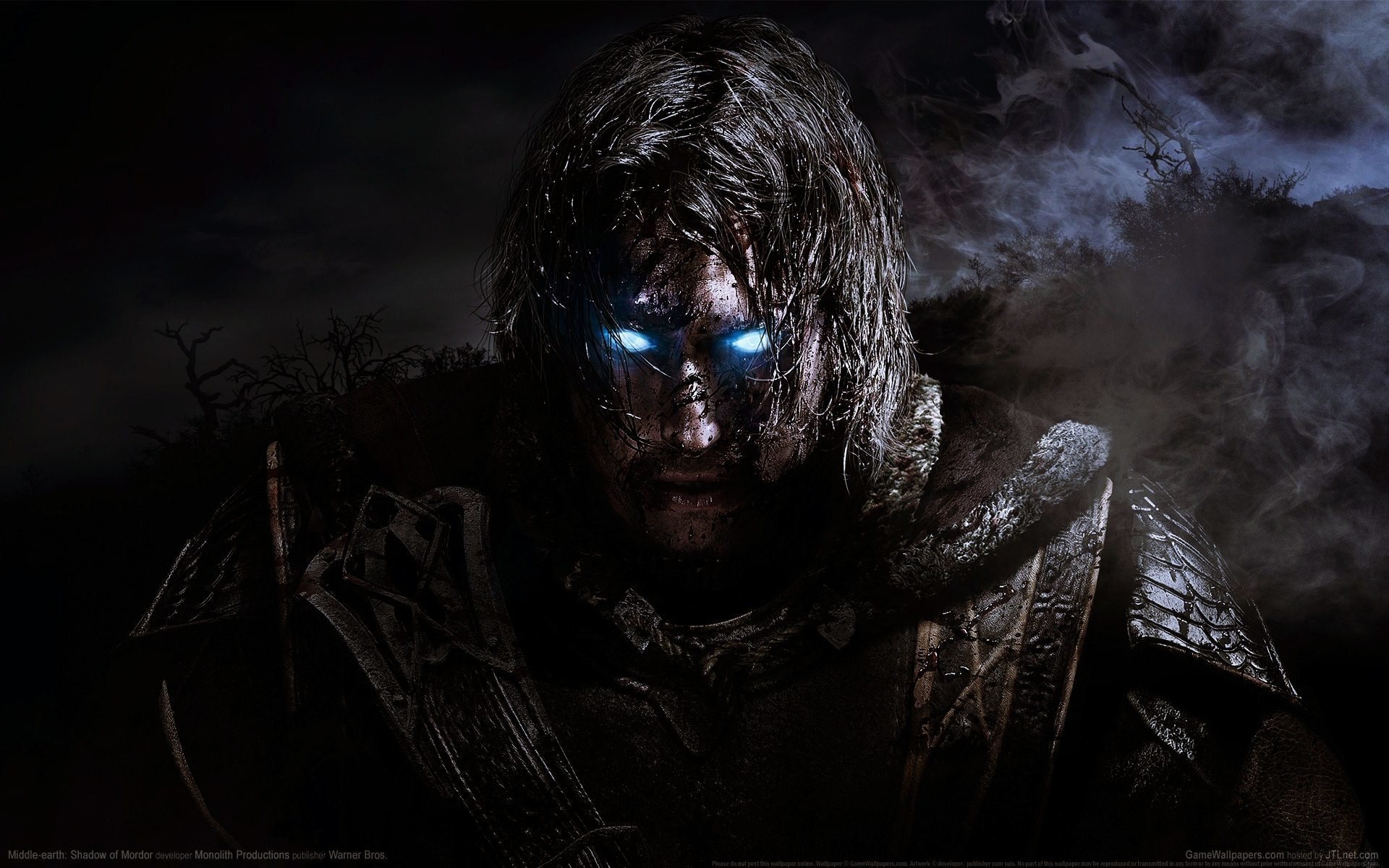 terre du milieu: l ombre du mordor monolith productions warner bros. interactive entertainment guerrier fantôme fumée ciel nuages lumière vue équipement arbres terre du milieu: les ombres du mordor