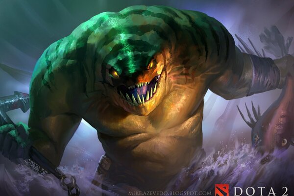 Le redoutable léviathan de dota 2 vient sur vous