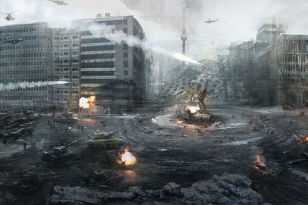 La puissance des chars dans l action dans le jeu modern warfare 3