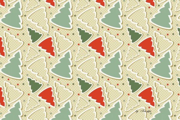 Motif d arbre de Noël pour Noël