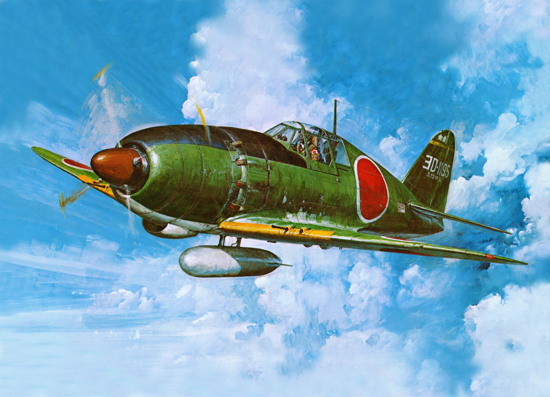 avion guerre mêlée j2m ryden