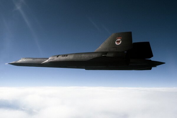 Reconnaissance supersonique de l US air force dans le ciel